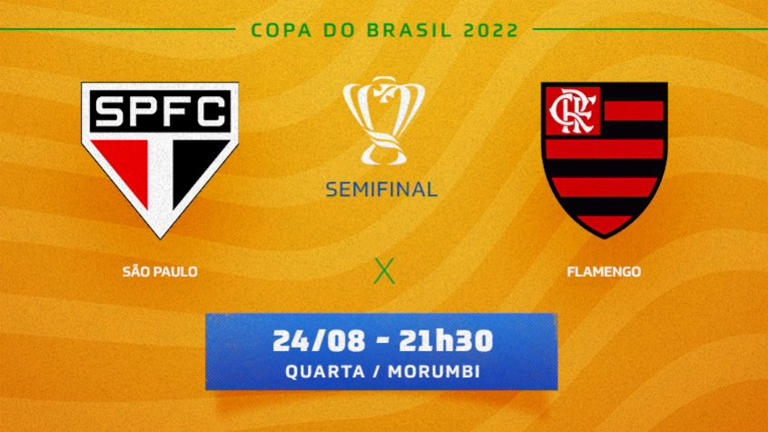 Copa do Brasil: São Paulo e Flamengo fazem jogo de ida no Morumbi nesta quarta 24/08